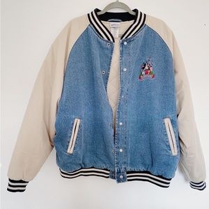 Vintage 90’s Disneyland Varsity Bomber Jacket 🌟